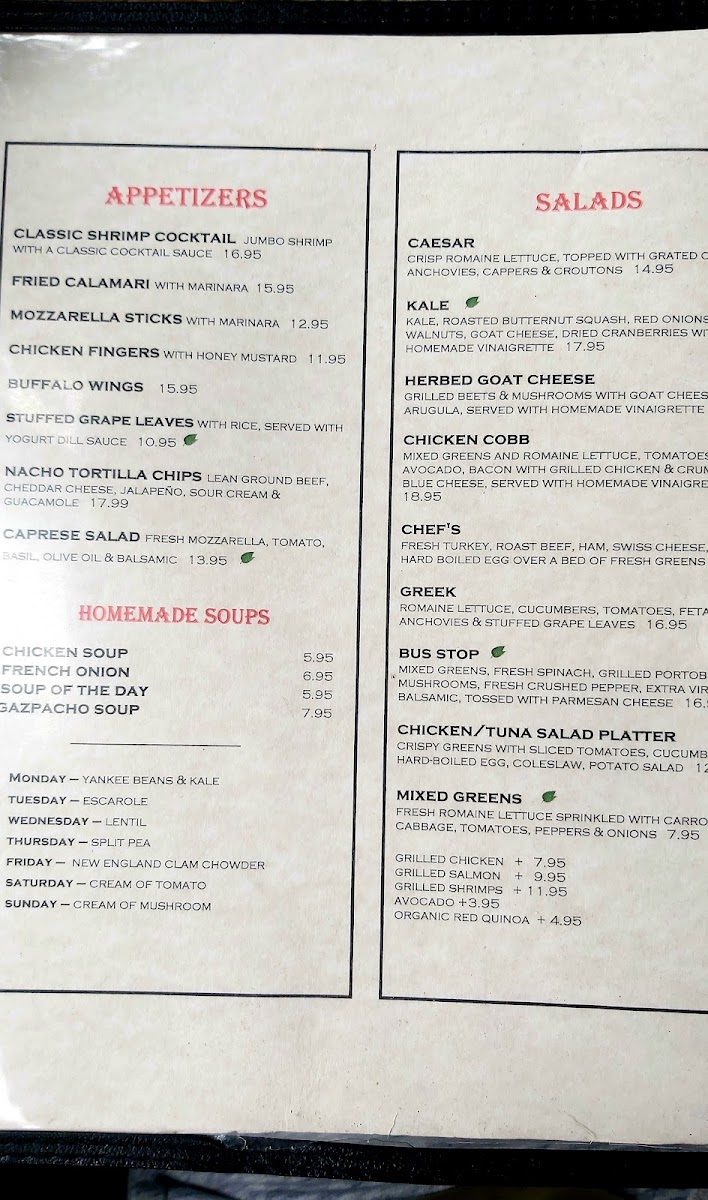 Bus Stop Cafe Menu - Image 5
